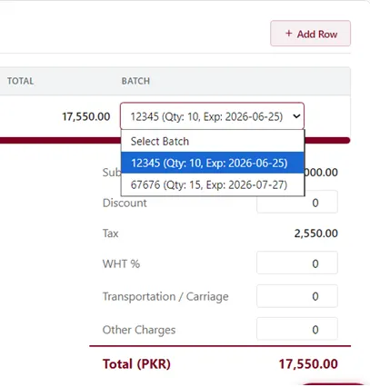 AmalERP POS billing screen — best POS software in Pakistan with FBR integration and offline mode